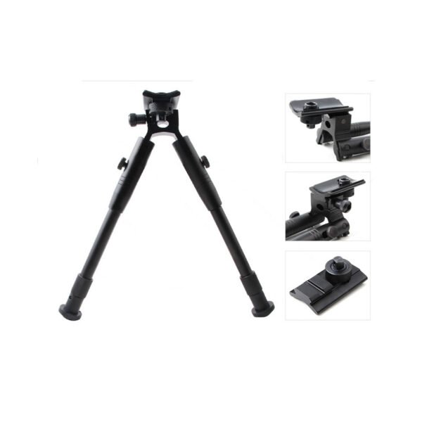 [F3-6-9cun Bipod] Folding Swivel Mount Bipod Adjustable 3 6 9 cun with Double Lock Universal Adaptor