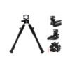 [F3-6-9cun Bipod] Folding Swivel Mount Bipod Adjustable 3 6 9 cun with Double Lock Universal Adaptor