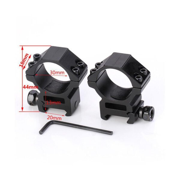 [ SC04-1 ] 30mm Scope Mount Ring 20mm Rail Low Profile For Scope Hunting Mount