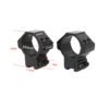 [ SC04-2 ] 30mm Scope Mount Ring 11mm Rail Low Profile For Scope Hunting Mount
