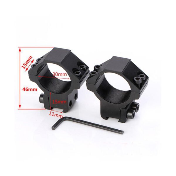[ SC04-2 ] 30mm Scope Mount Ring 11mm Rail Low Profile For Scope Hunting Mount