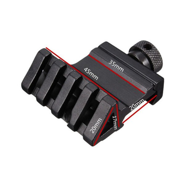 [SC17] 45 Degrees Picatinny Weaver Angle Offset Adapter Rail Mount