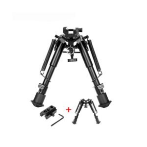 [V1 Bipod]    6 "-9" Butterfly Bipod Tactical 6-9inch Bipod With 20mm Mount Retractable Tripod For Hunting Accessories
