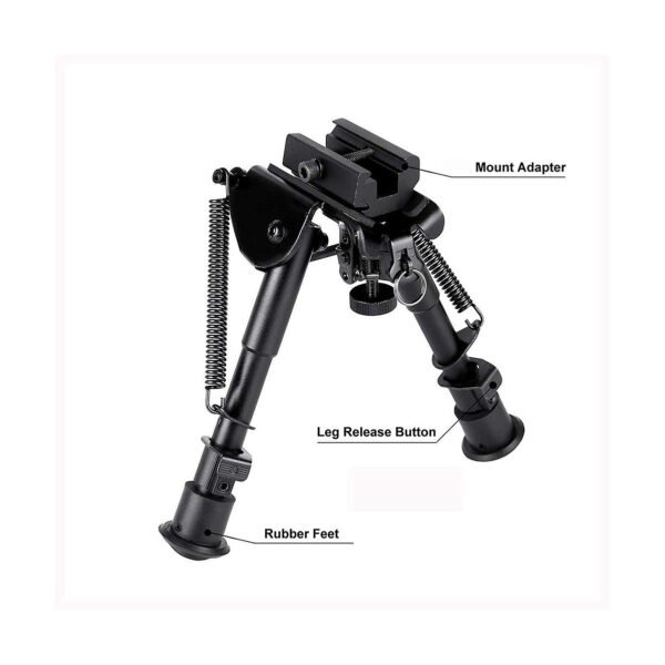 [V1 Bipod]    6 "-9" Butterfly Bipod Tactical 6-9inch Bipod With 20mm Mount Retractable Tripod For Hunting Accessories