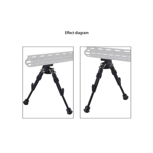 [V3 Mlok Bipod]  Outdoor tactical aluminum bipod 6"-9 "quick release telescopic bipod