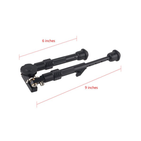 [V3 Mlok Bipod]  Outdoor tactical aluminum bipod 6"-9 "quick release telescopic bipod