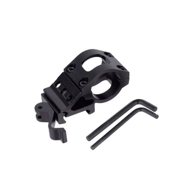 [ SC10 ]  45 Degree Inclined QD Optics Scope Sight Flashlight 25.4mm 1 Inch Tube Ring 20mm quick release Flashlight scope mount