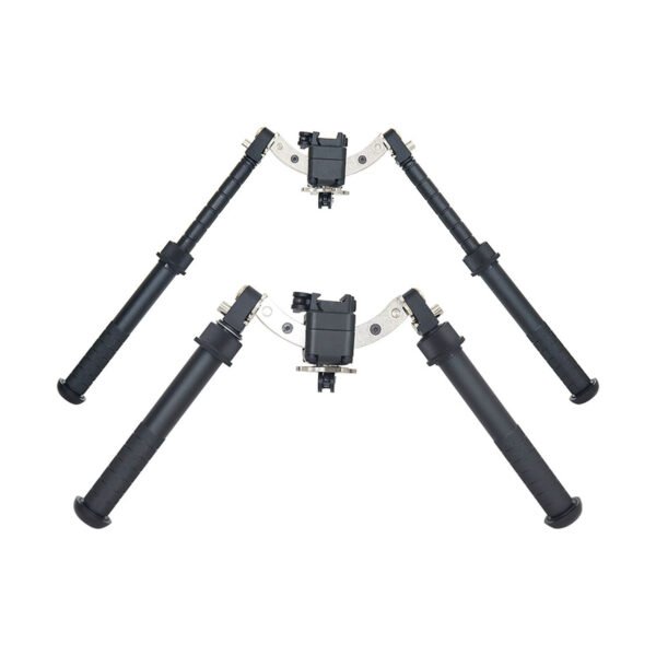 [V10 Bipod]  Outdoor Adjustable V10 Pro Bipod 9-12inches Black Tripod With Adapter 20mm Mount For Hunting Accessories