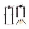 [V10 Bipod]  Outdoor Adjustable V10 Pro Bipod 9-12inches Black Tripod With Adapter 20mm Mount For Hunting Accessories