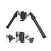 [V10 Bipod]  Outdoor Adjustable V10 Pro Bipod 9-12inches Black Tripod With Adapter 20mm Mount For Hunting Accessories