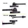 [V8 Split Bipod]   360 Degree Rotary Retractable Tactical Bipod
