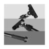 [V8 Split Bipod]   360 Degree Rotary Retractable Tactical Bipod
