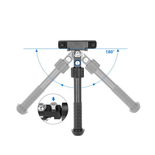 [V8 Split Bipod]   360 Degree Rotary Retractable Tactical Bipod