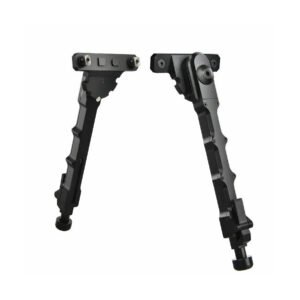 [V9 Split Bipod]   outdoor tactical adjustable aluminum alloy V9 bilateral bamboo split bipod for hunting accessories