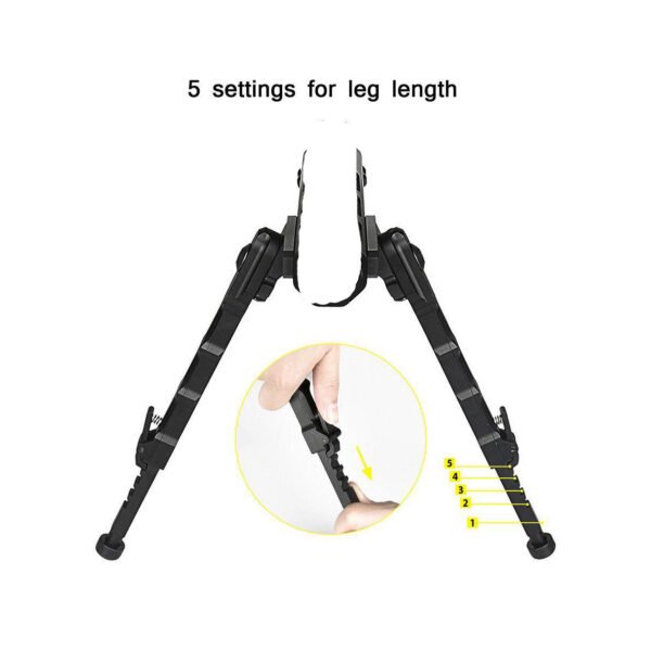 [V9 Split Bipod]   outdoor tactical adjustable aluminum alloy V9 bilateral bamboo split bipod for hunting accessories