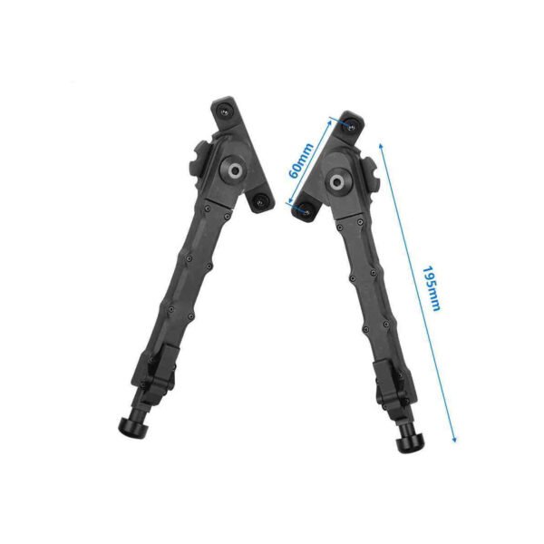 [V9 Split Bipod]   outdoor tactical adjustable aluminum alloy V9 bilateral bamboo split bipod for hunting accessories