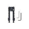 [V9 Bipod]   360 degree rotation retractable metal bamboo V9 bipod fit for 20mm
