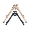 [V9 Bipod]   360 degree rotation retractable metal bamboo V9 bipod fit for 20mm