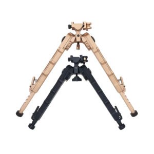 [V9 Bipod]   360 degree rotation retractable metal bamboo V9 bipod fit for 20mm