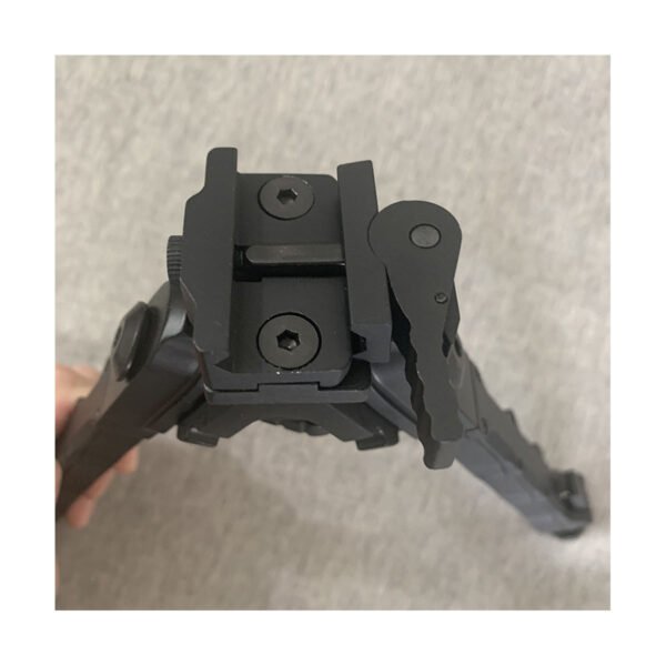 [V9 Update Bipod]     360 degree rotation retractable metal bamboo V9 Update bipod fit for 20mm