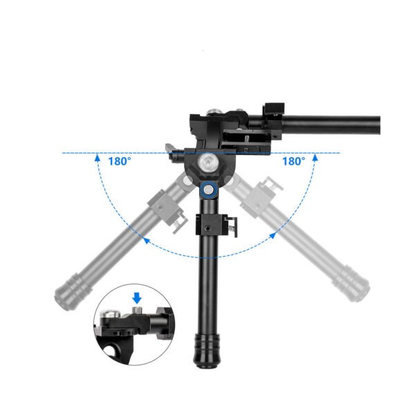 [V10S Bipod]  Tactical bipod bracket  metal 20mm retractable Bipod