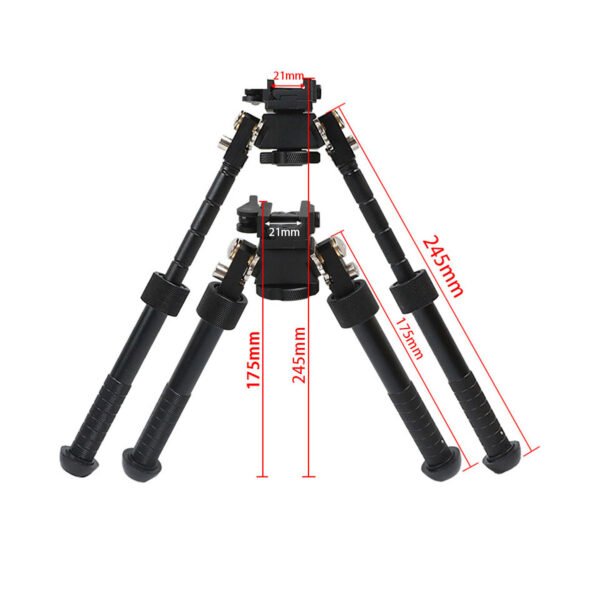 [V8 Bipod]  360 Degree Revolve Retractable V8 Connection Bipod With QD Mount For Hunting Accessories