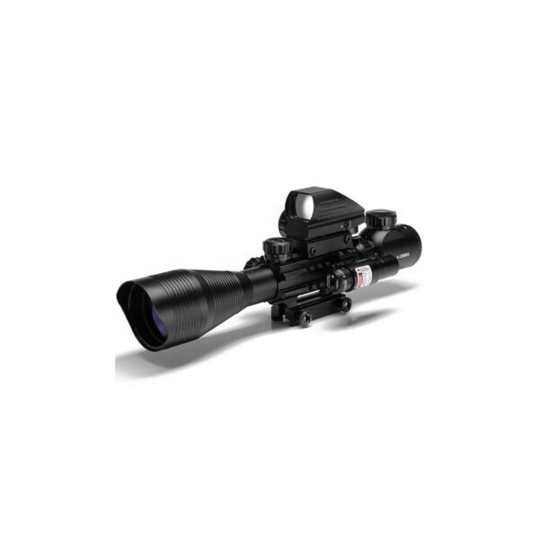Combo Scope 4-16x50EG Illuminated Rangefinder Rifle Scope With 4 Reticle RG Reflex Sight With Laser