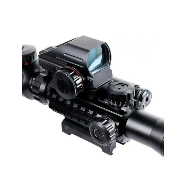 Combo Scope 4-16x50EG Illuminated Rangefinder Rifle Scope With 4 Reticle RG Reflex Sight With Laser
