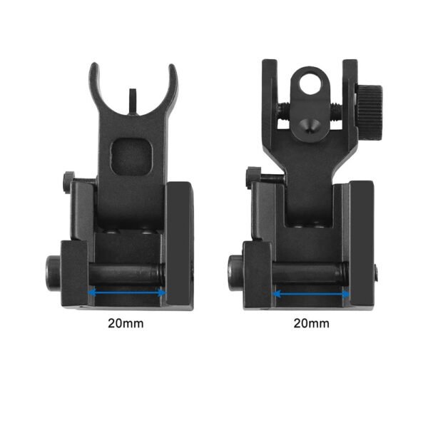 F1 (2) F1 Iron Sights Flip Up Sights Front Rear sight for AR15