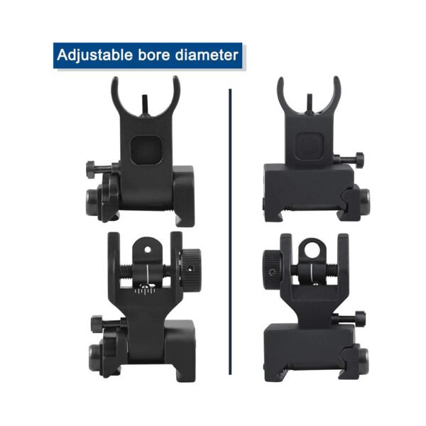 F1 (3) F1 Iron Sights Flip Up Sights Front Rear sight for AR15