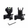 F1F (2) F1F Iron Sights Flip Up Sights Front Rear sight With Fiber for AR15