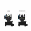 F1F (3) F1F Iron Sights Flip Up Sights Front Rear sight With Fiber for AR15