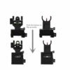 F1F (4) F1F Iron Sights Flip Up Sights Front Rear sight With Fiber for AR15