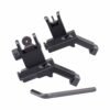 F2 45degree Iron Sight Front and Rear Flip Up Folding Sights For AR15