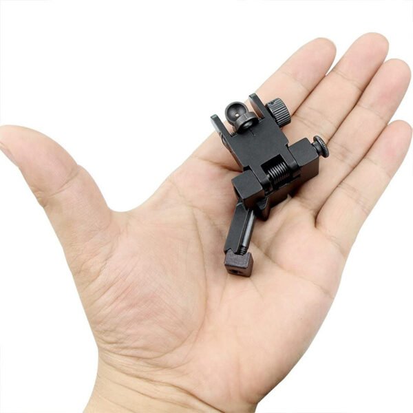 F2 45degree Iron Sight Front and Rear Flip Up Folding Sights For AR15