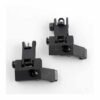 F2 45degree Iron Sight Front and Rear Flip Up Folding Sights For AR15