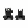 F3F (12) F3F Iron Sights Front and Rear Flip Up Folding Sights With Fiber For AR15