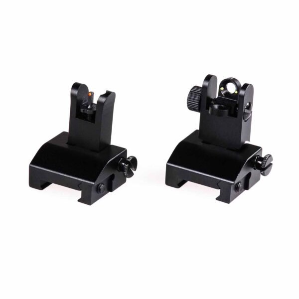 F3F (13) F3F Iron Sights Front and Rear Flip Up Folding Sights With Fiber For AR15