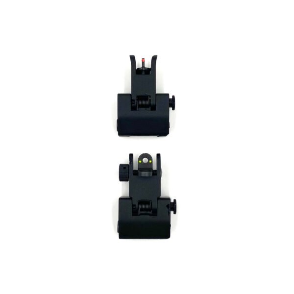 F3F (5) F3F Iron Sights Front and Rear Flip Up Folding Sights With Fiber For AR15