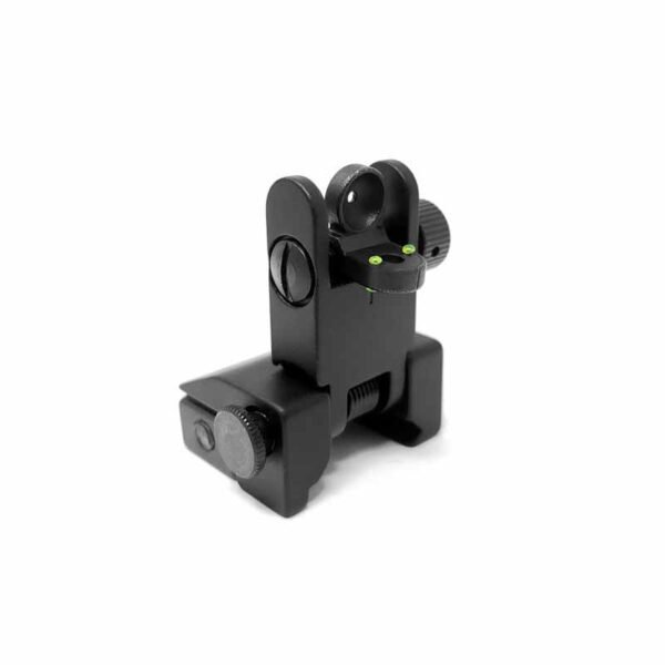 F3F (8) F3F Iron Sights Front and Rear Flip Up Folding Sights With Fiber For AR15
